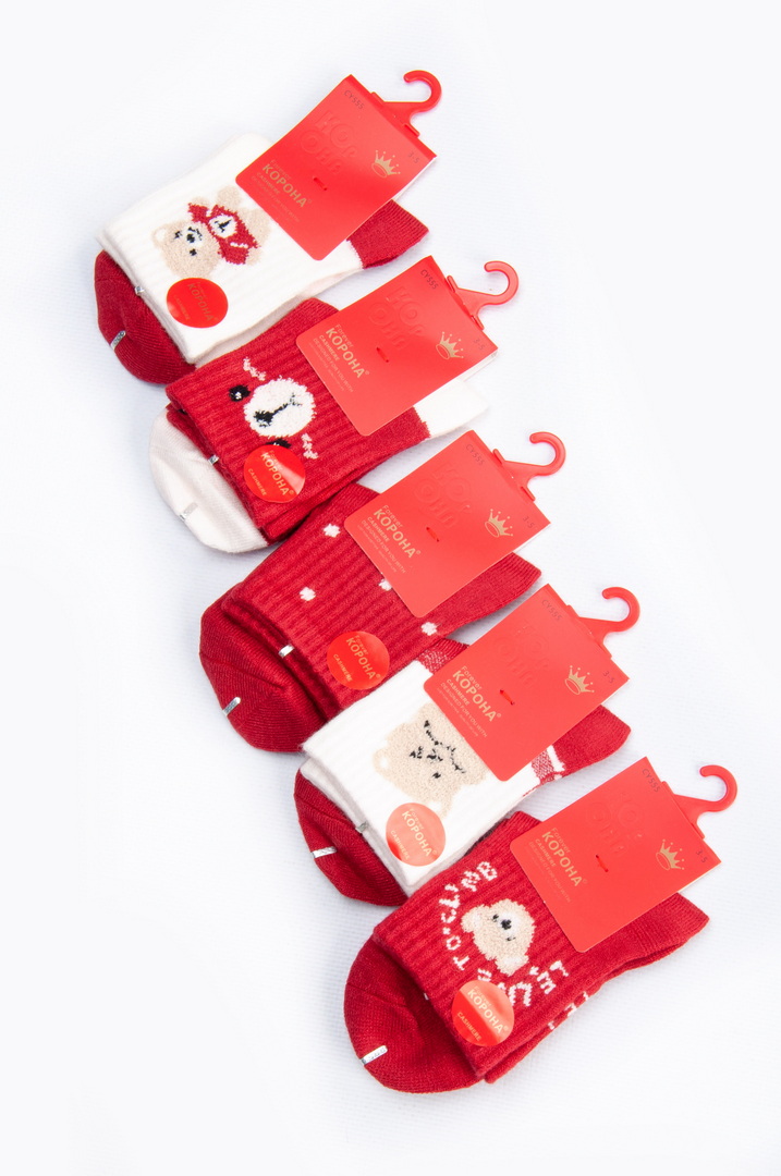 Шкарпетки дитячі новорічні кашемір